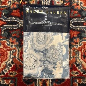 Ralph Lauren Indigo Cottage Floral Sham